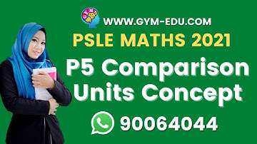 P5 Comparison Units Concept | PSLE 2021 MATHS CONCEPTS MADE EASY ONLINE VIDEOS BY TEACHER HIDAYAH