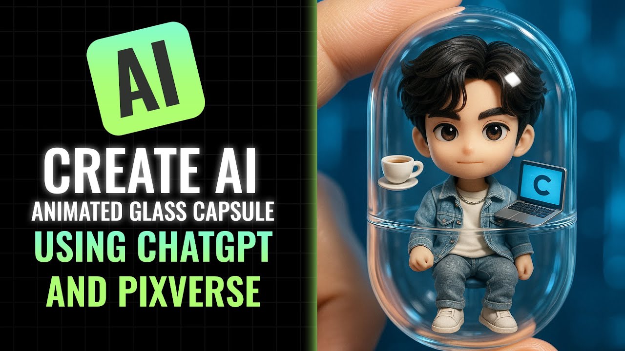 How to Create AI Animated Glass Capsule Using ChatGPT and PixVerse Like a Pro!