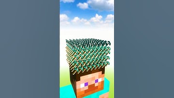 Can 2000 Pickaxe Destroy Steve?  #teardown #minecraft #steve