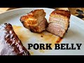 PORK BELLY MAPLE &amp; BBQ PORTIONS NEW in ALDI Food Review | Air Fryer Cooked