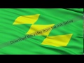 Miyazaki Prefecture Isolated Waving Flag
