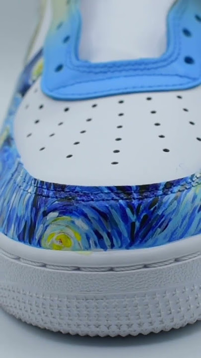 PAINTING THE STARRY NIGHT ON AF1s #shorts