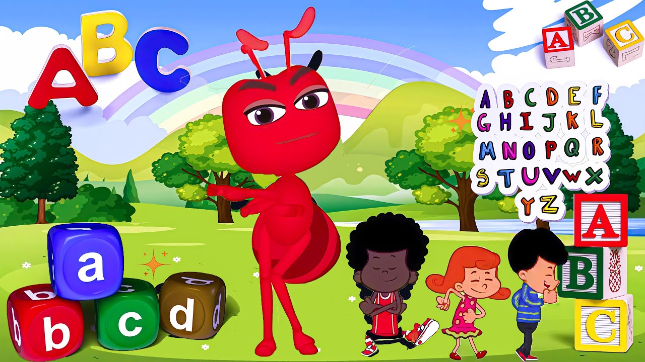 ABC Song with Cute Animation | Learn the Alphabet Easily - YouTube