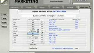 Targeted Marketing Screen of MagicBase Pro database