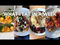 What I eat in a week as a vegan | 15 - 30 min meals (mainly); DIY vegan meat, wraps, loaded potatoes