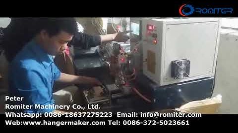 Semi Automatic Plastic Hanger Metal Hook Inserting Installing Machine for Turkey Market