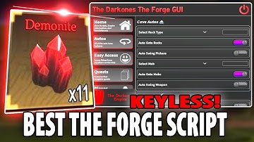 [NEW] The Forge Script | AUTO MINE, INSTANT FORGE, AUTO ATTACK | *PASTEBIN 2025*