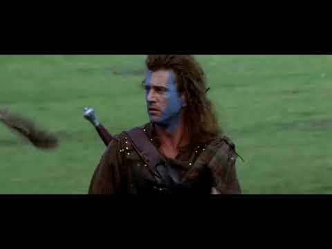 Film Braveheart - Le discours sur la liberté de William Wallace avant le combat contre les Anglais