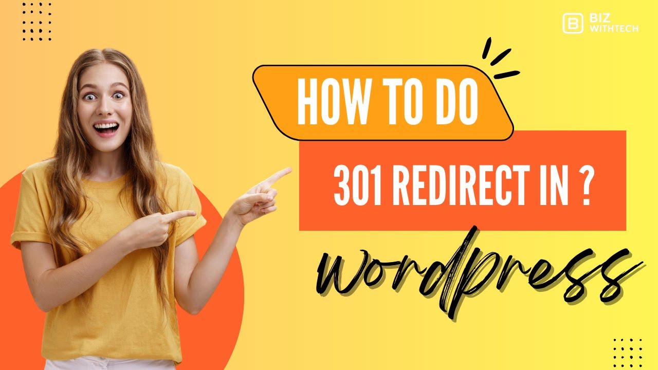 How To Do 301 Redirect In WordPress - YouTube