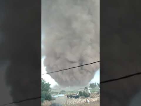 خبر عاجل شوفو اشنو واقع في مدينة وادزم عاصفة تهز سكان يا ربي سلامة