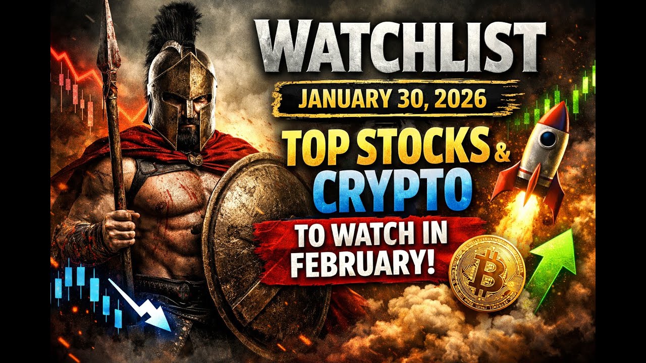 WATCHLIST 📉 January 30, 2026 | Top Stocks & Crypto to Watch in February ...