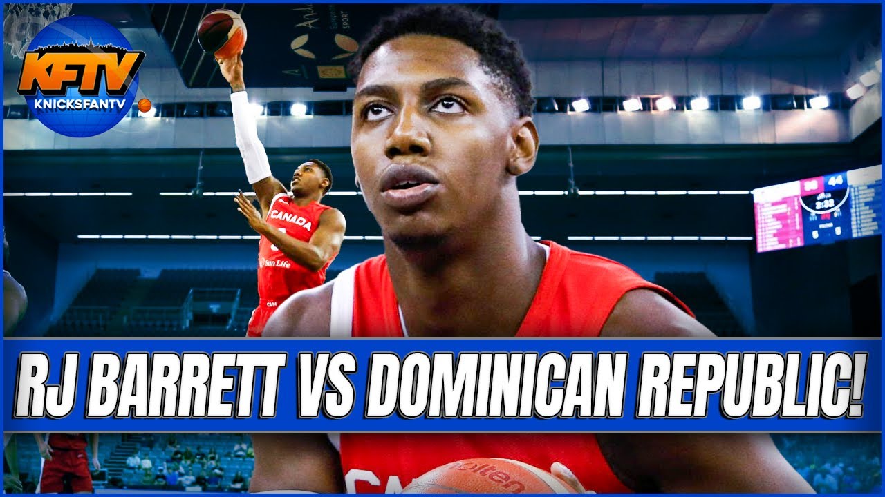 RJ Barrett Highlights vs Dominican Republic - YouTube