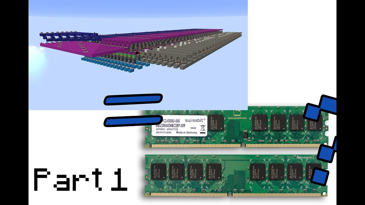 Building a Computer in Minecraft Part 1 - YouTube