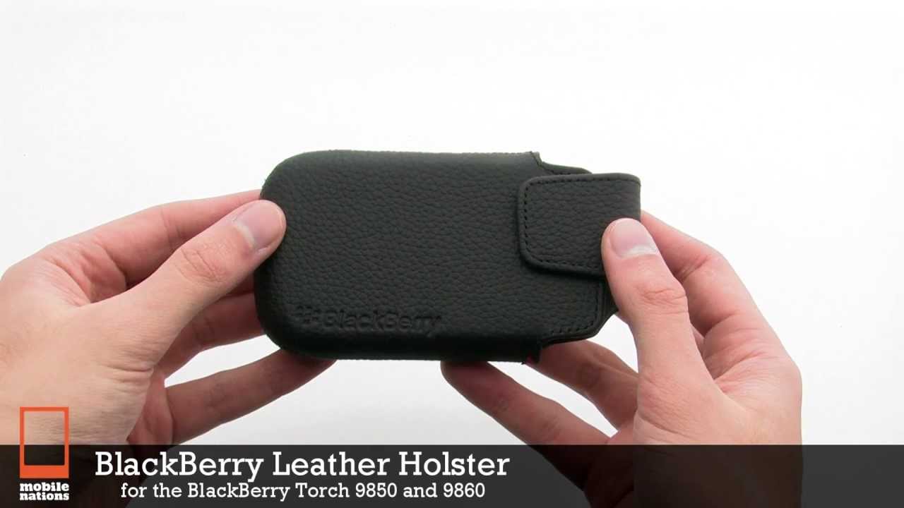 BlackBerry Leather Holster for Torch 9850, Torch 9860