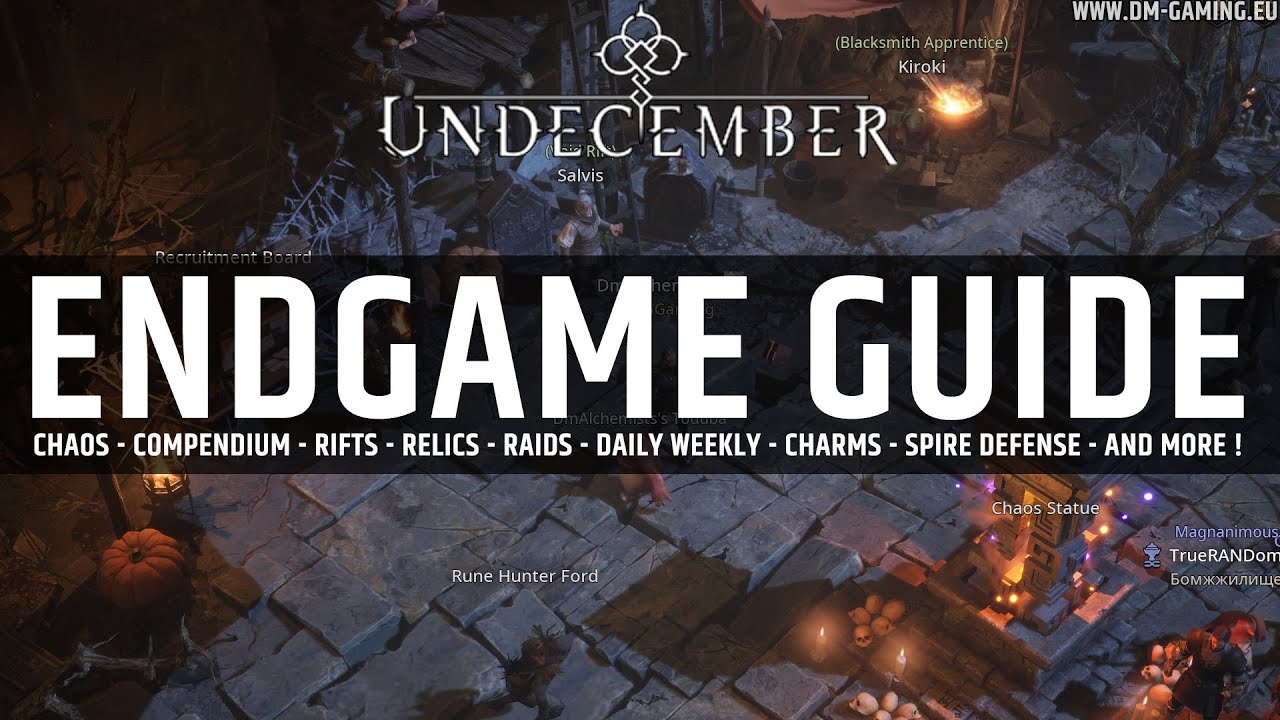 Character creation guide for UNDECEMBER  How to build your first Rune  Hunter - Pro Game Guides