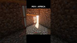 Pov : Africa🗿#shorts #minecraft #memes #minecraftshorts @masters081
