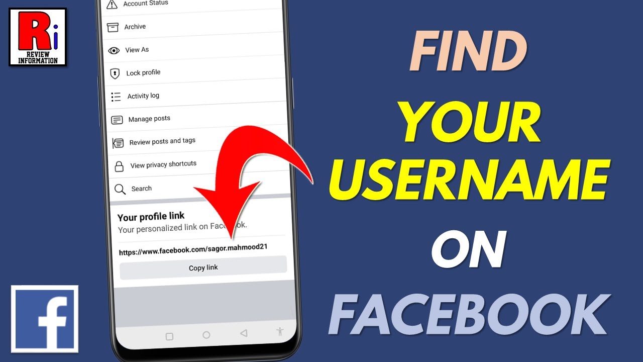 How To Find My Facebook User ID And Username 