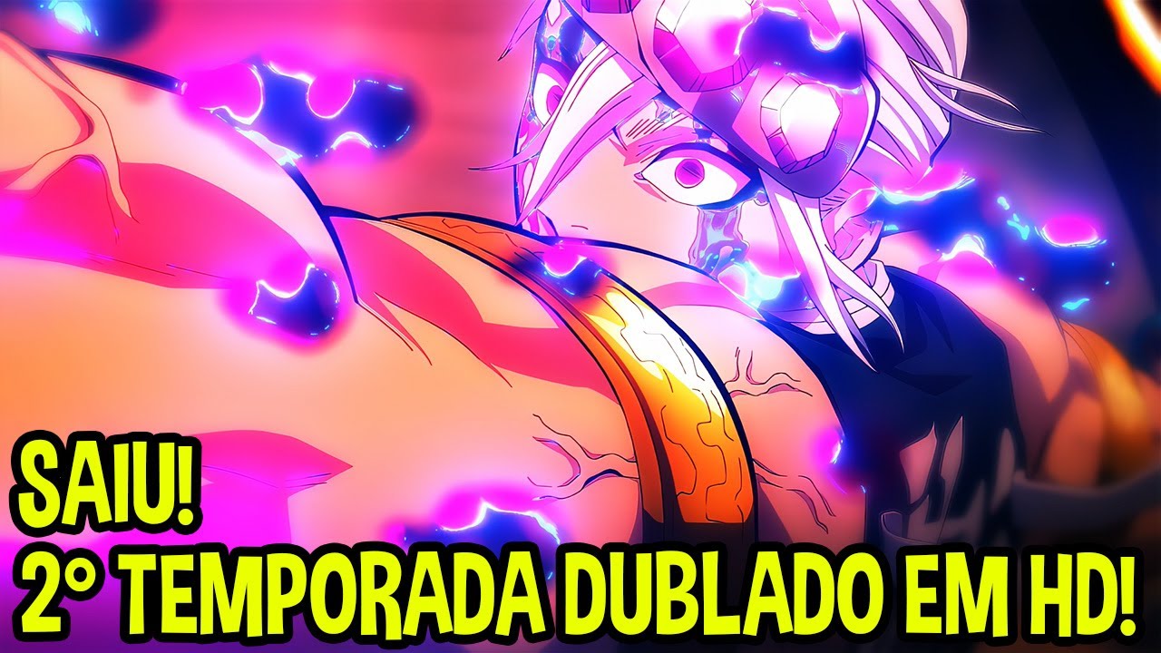 SAIU! DATA DE LANÇAMENTO DA SEGUNDA TEMPORADA DUBLADO! Demon