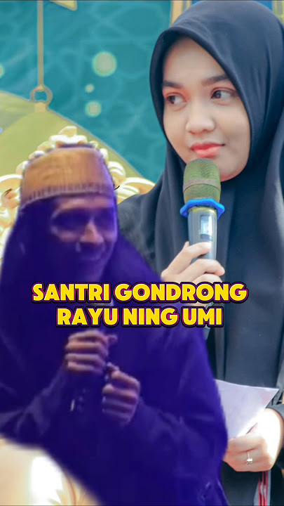 santri gondrong rayu Ning umi, pengajian Ning umi Laila.