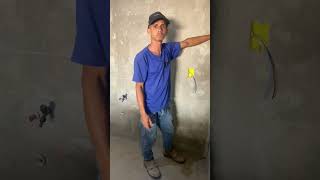 Tem que conferir o reboco antes da cerâmica #Pedreiro #Dicas