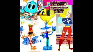 Gumball,Ryan Troll Taller, King Carlos Godfather,Supergirl G2,and Yumi Cartoon Mash-Up!