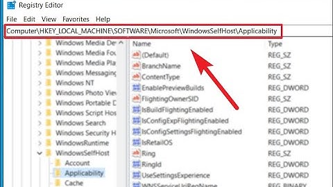 How to switch from Dev Channel to Beta etc Channel in Windows Insider Program via Registry editor