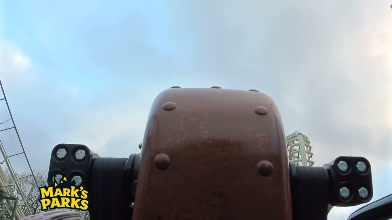 Python Roller Coaster On-Ride POV | 4K Winter Edition | Efteling