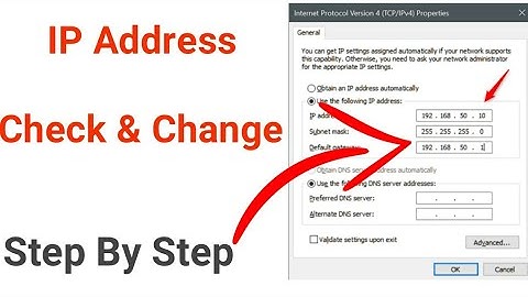 Ip (internet Protocol) check and change step by step | Firefox Tech