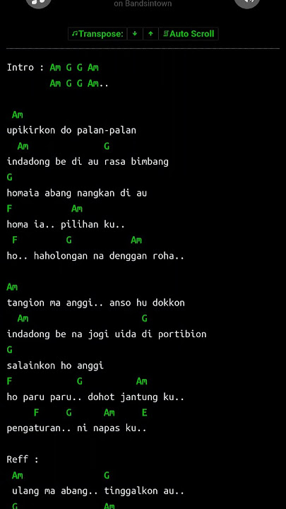 Tangihon Ma Anggi (feat. Silvia An) #liriklagu