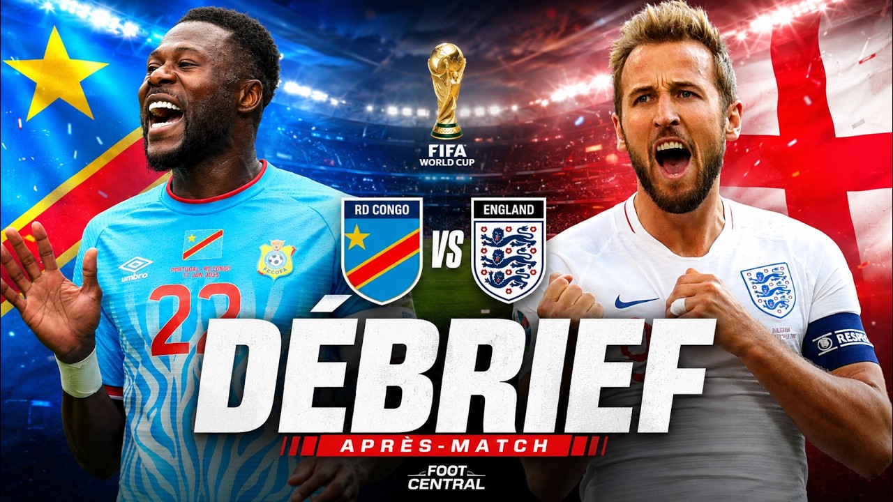 🇨🇩 RD Congo 🆚 Angleterre 🏴 (1-2) Fiers Léopards, l’Angleterre A Tremblé