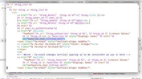 Walking through the DJ4E Favorites (favs) Sample Code