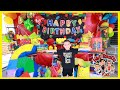 DOMINICK'S 6TH BIRTHDAY PARTY | LEGO THEME with WATERSLIDE | D&D FAMILY VLOGS