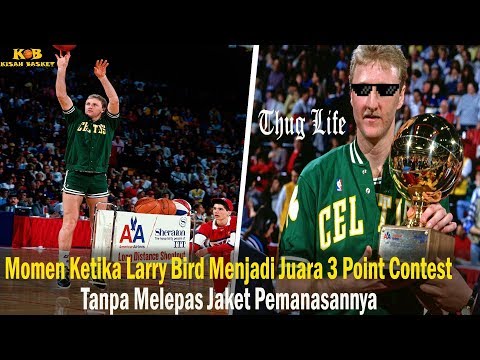 Kisah Basket Episode 30: Momen Larry Bird Menjuarai 3 Point Contest Tanpa Melepas Jaket Pemanasannya
