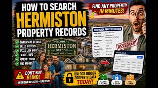How to search Hermiston property records