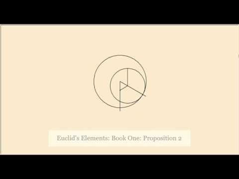 Euclid's Elements | Book One | Proposition 2