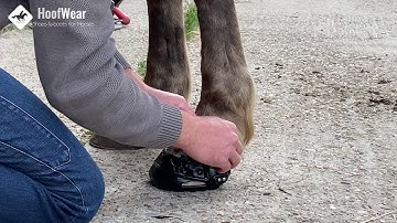 Explora Magic hoof boot aan- en uittrekken