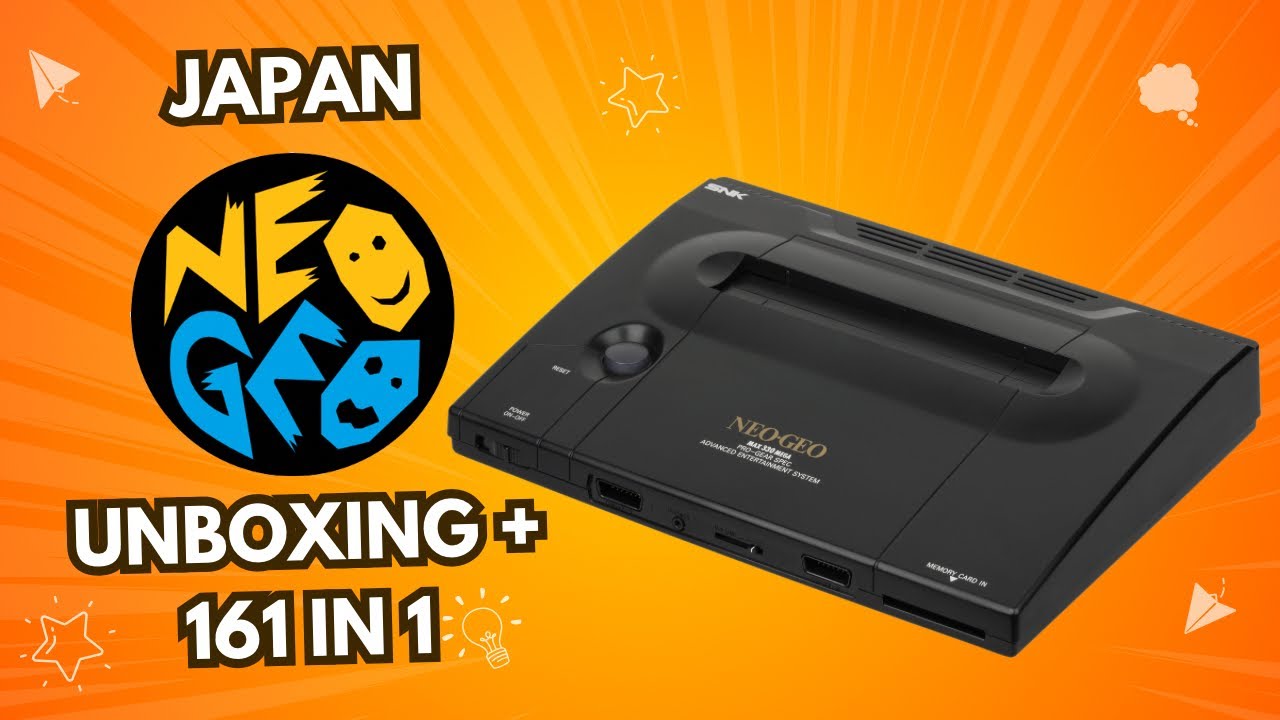 I Just Bought a NEO GEO AES from Japan!!!! | Unboxing | ASMR - YouTube