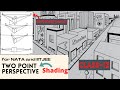C-12 | How to shade with 2 point perspective | NATA Preparation