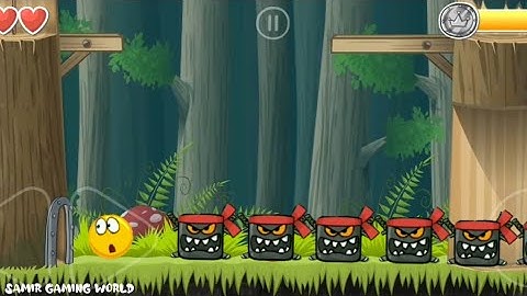 Red Ball 4 Level 26 and Level 27 with Golden Ball Deep Forest