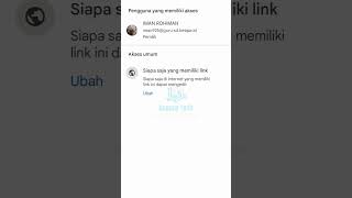 Cara buat link google drive hp #link #googledrive #hp
