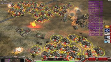 CHINA BOSS - Command & Conquer Generals Zero Hour - 1 vs 7 HARD Gameplay