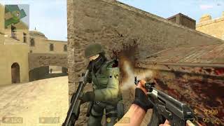 CS:S gameplay no. 2 (Bots - Hard; de_dust2) | No Commentary