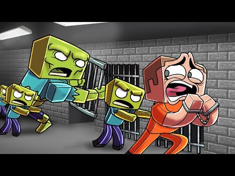 Minecraft | BREAKOUT OF THE ZOMBIE PRISON! (Zombie Escape Challenge)