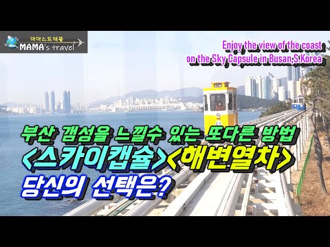 #220 [부산여행] 스카이캡슐, 해변열차 둘 다 탑승 해 본 리얼 후기/ 어느 것을 탈지 결정해보세요