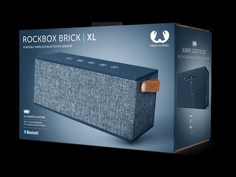 ROCKBOX Brick XL Portable Wireless Bluetooth Speaker