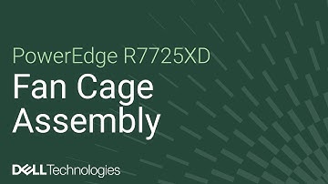 How to replace the fan cage in a PowerEdge R7725XD