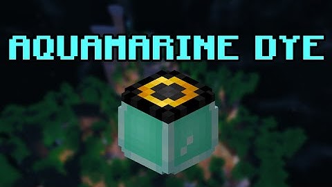 How to drop Aquamarine dye in Hypixel SkyBlock.