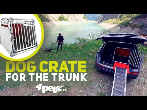 Dog crate 4pets PRO, made of wood and aluminium, security lock and much more.