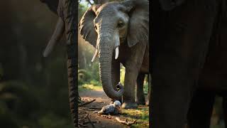 Elephant REFUSES to Leave Injured Bird Behind! 🐘🐦😭