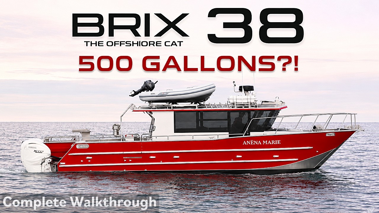 ⁣This 38 Lives Like a Cruiser and Works Like a Fishing Boat | BRIX 38 Full Tour